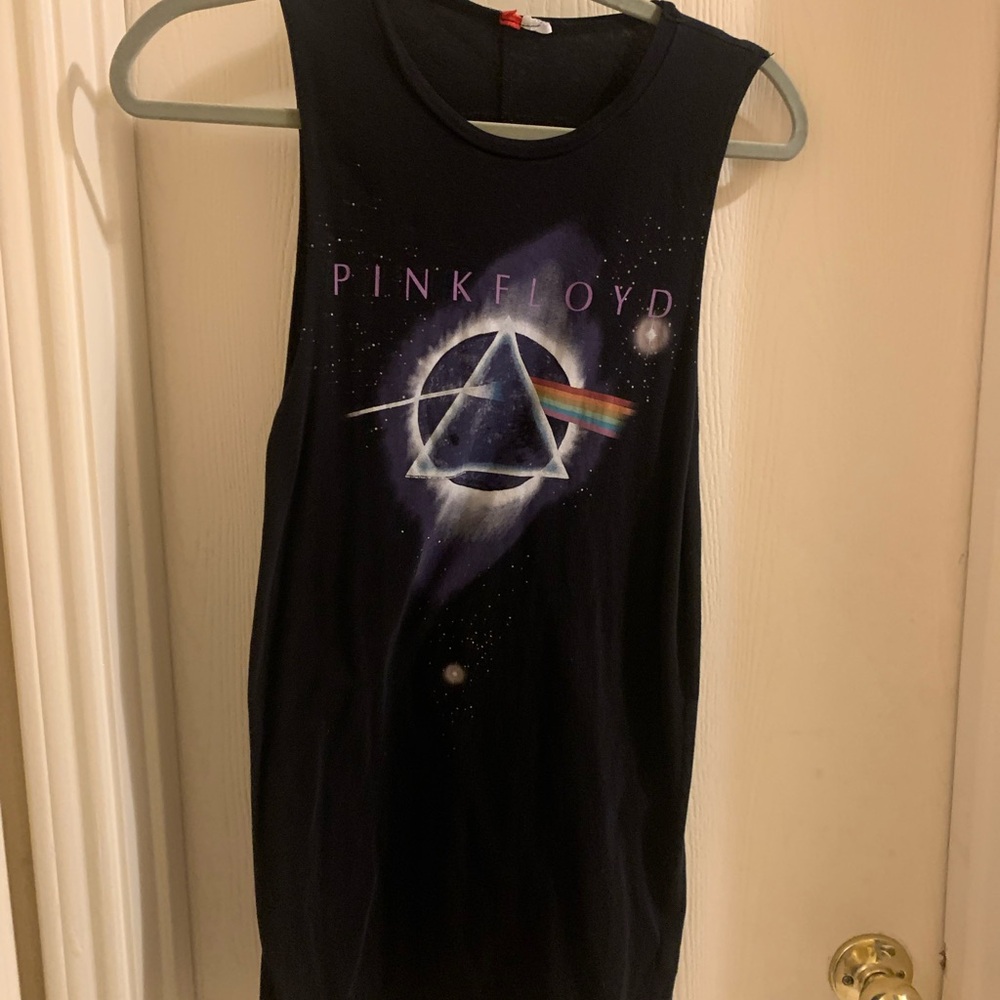 Pink Floyd Black Sleeveless Tank Top Dress, no size listed but fits as S-M